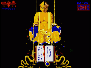 Golden Path title screen for Amiga